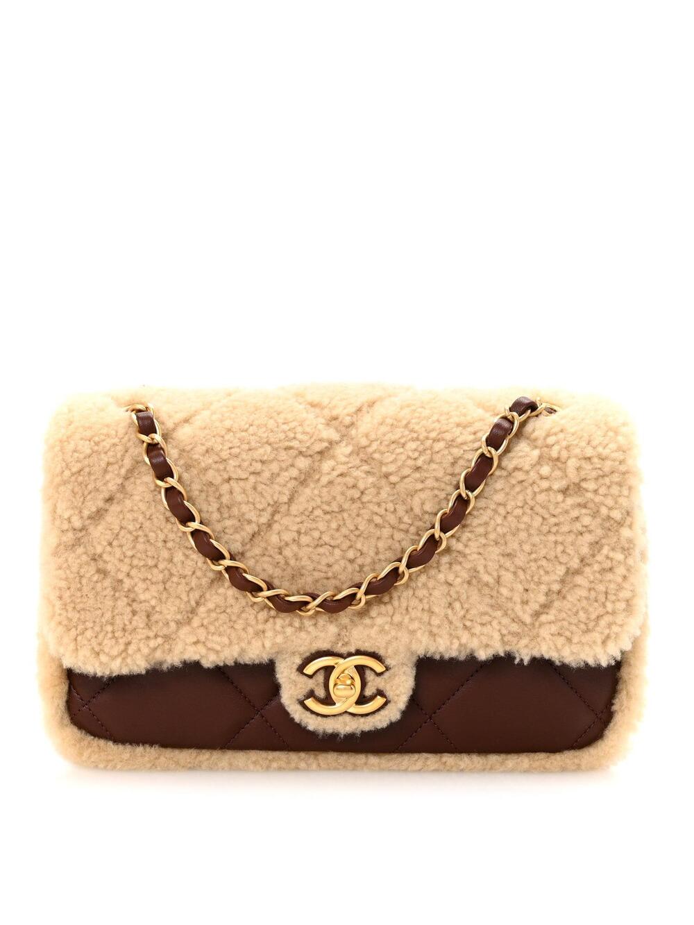Chanel Shearling Lambskin Quilted Furry #325596C68B